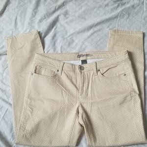 Victoria's Secret polka dot tan Jean's siren